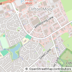 Map of York, North Yorkshire