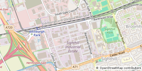 Map of Edinburgh, City of Edinburgh