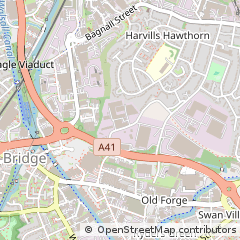 Map of Great Bridge, West Midlands