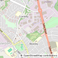 Map of Newcastle, Staffordshire