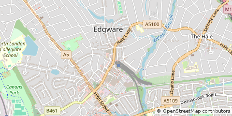 Map of Edgware