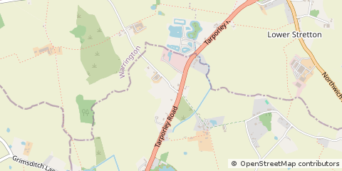 Map of Warrington