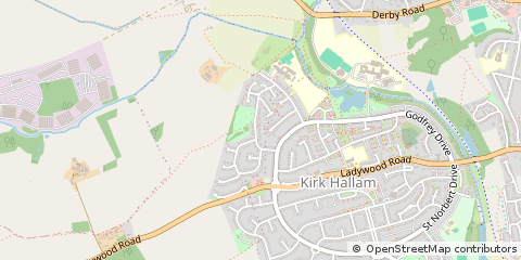 Map of Ilkeston, Derbyshire
