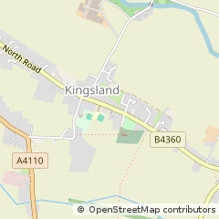 Map of Leominster, Herefordshire