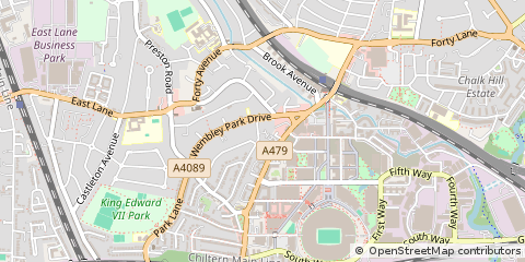 Map of Wembley