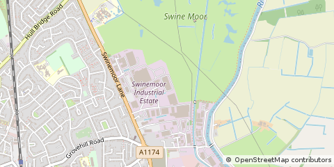 Map of Beverley, East Yorkshire