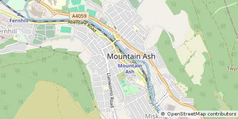 Map of Mountain ASH