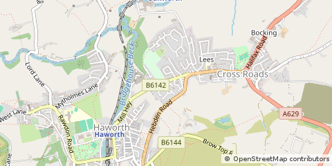 Map of Keighley