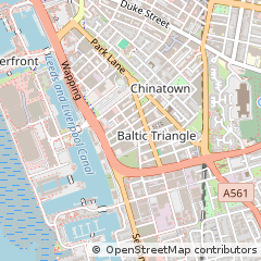 Map of Liverpool, Merseyside
