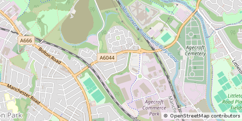 Map of Manchester, Greater Manchester