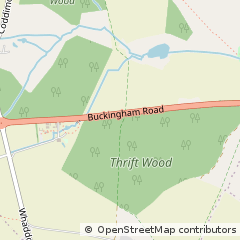 Map of Milton Keynes, Bucks
