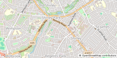 Map of Southampton