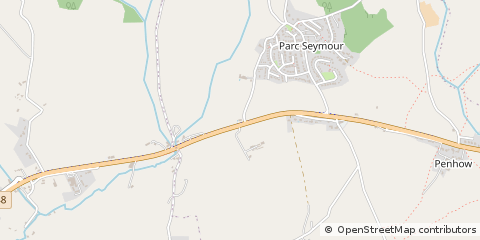 Map of Magor, Newport