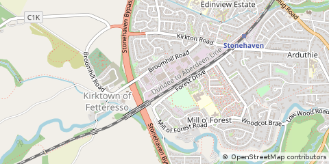 Map of Stonehaven