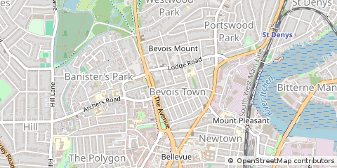 Map of Southampton