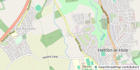 Map of Hetton LE Hole, Tyne and Wear