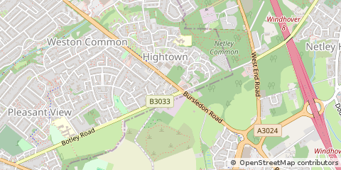 Map of Southampton, Hampshire