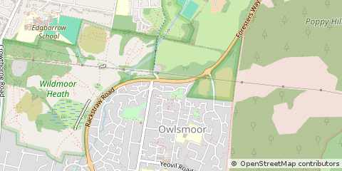 Map of Sandhurst