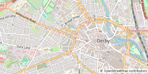 Map of Derby