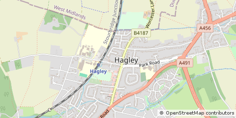Map of Stourbridge, West Midlands