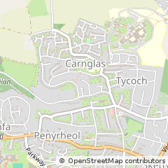 Map of Swansea