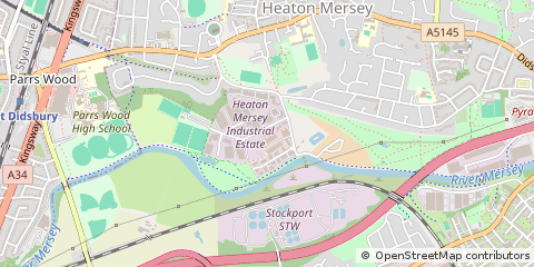 Map of Stockport