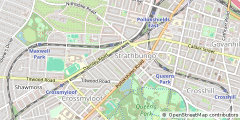 Map of Glasgow