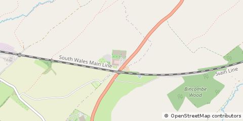 Map of Malmesbury, Wiltshire