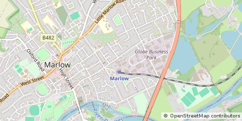 Map of London, Buckinghamshire