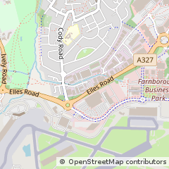 Map of Farnborough, Hampshire