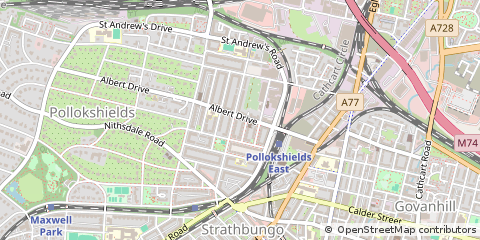 Map of Glasgow