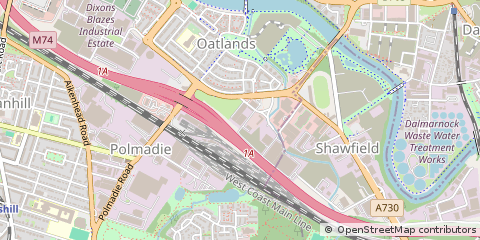 Map of Glasgow