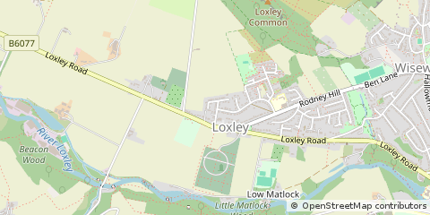 Map of Sheffield