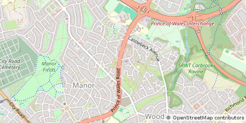 Map of Sheffield, Lincolnshire