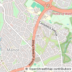 Map of Sheffield, Lincolnshire