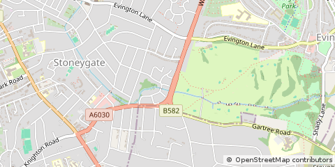 Map of Leicester