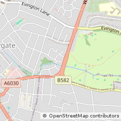 Map of Leicester