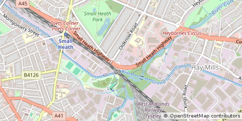Map of Birmingham