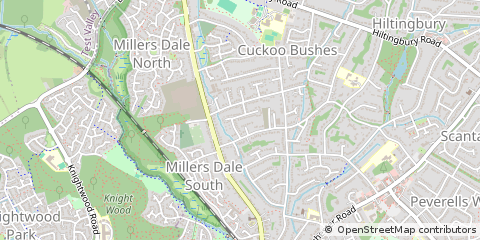 Map of Eastleigh, Hampshire