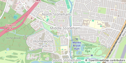 Map of Eastleigh