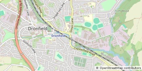 Map of Dronfield