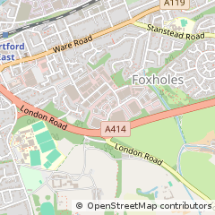 Map of Hertford