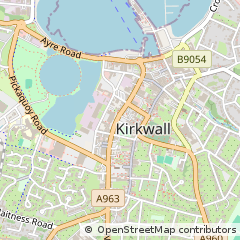 Map of Kirkwall, Orkney