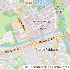Map of Feltham, London