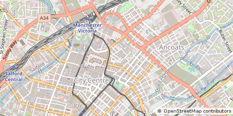 Map of Manchester