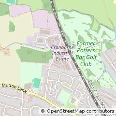 Map of Potters BAR, Herts