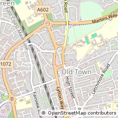 Map of Stevenage, Hertfordshire