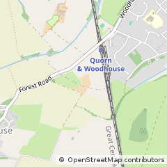 Map of Quorn, Leicestershire