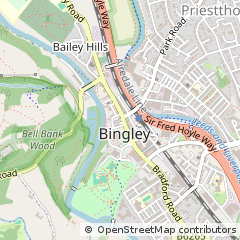 Map of West Yorkshire