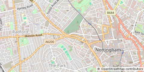 Map of Nottingham